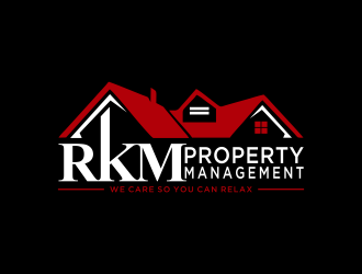 RKM Property Management logo design by Mahrein