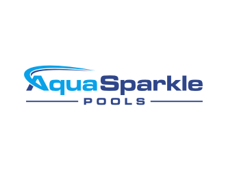 Aqua Sparkle Pools logo design by nurul_rizkon