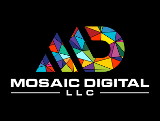 Mosaic Digital LLC logo design by Realistis