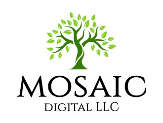 Mosaic Digital LLC logo design by jetzu