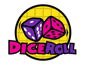 DiceRoll logo design by CreativeMania