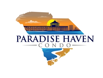 Paradise Haven Condo logo design by DreamLogoDesign