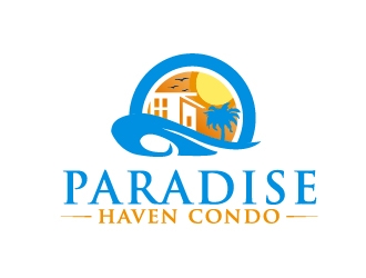 Paradise Haven Condo logo design by NikoLai