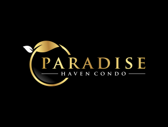 Paradise Haven Condo logo design by ubai popi
