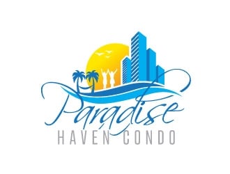 Paradise Haven Condo logo design by REDCROW