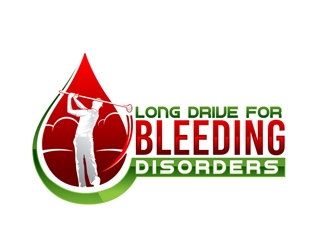 Long Drive for Bleeding Disorders logo design by DreamLogoDesign