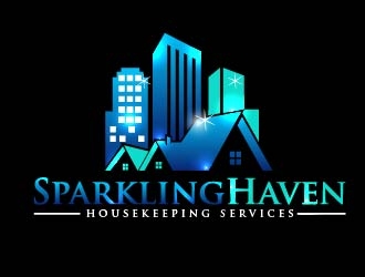 Sparkling Haven Housekeeping Services logo design by shravya