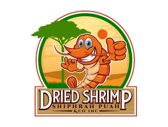 Dried Shrimp logo design by uttam