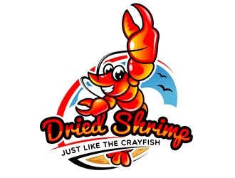 Dried Shrimp logo design by DreamLogoDesign