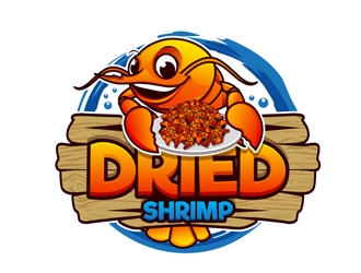 Dried Shrimp logo design by DreamLogoDesign
