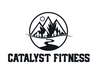Catalyst Fitness logo design by aryamaity