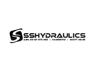 SS HYDRAULICS logo design by shravya
