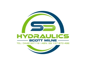 SS HYDRAULICS logo design by labo
