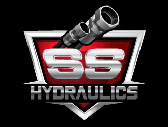 SS HYDRAULICS logo design by Suvendu