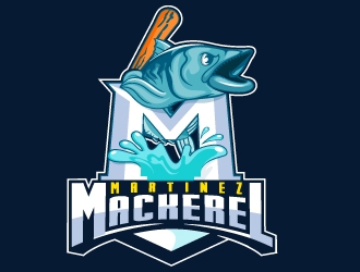 Martinez Mackerel logo design by Suvendu
