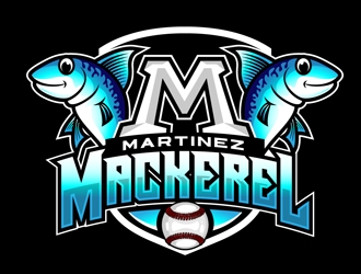 Martinez Mackerel logo design by DreamLogoDesign