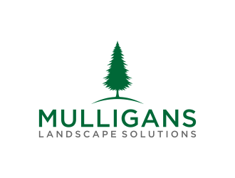 Mulligans Landscape Solutions logo design by salis17