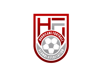 Hurricane Football Alumni Association  logo design by bricton