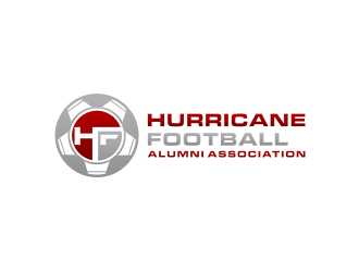 Hurricane Football Alumni Association  logo design by bricton