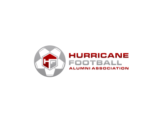 Hurricane Football Alumni Association  logo design by bricton