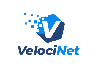 VelociNet logo design by BeDesign