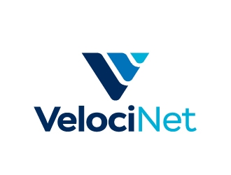 VelociNet logo design by Marianne