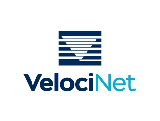 VelociNet logo design by Marianne