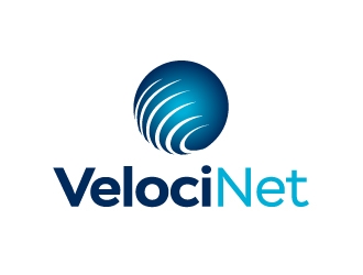 VelociNet logo design by Marianne