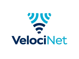 VelociNet logo design by Marianne