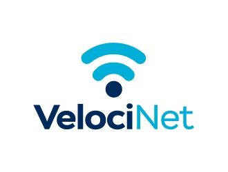 VelociNet logo design by Marianne