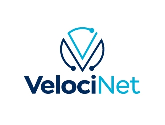 VelociNet logo design by Marianne
