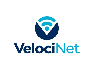 VelociNet logo design by Marianne