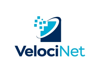 VelociNet logo design by Marianne