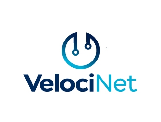 VelociNet logo design by Marianne