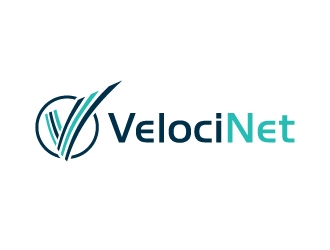 VelociNet logo design by akilis13