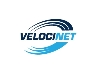 VelociNet logo design by zakdesign700