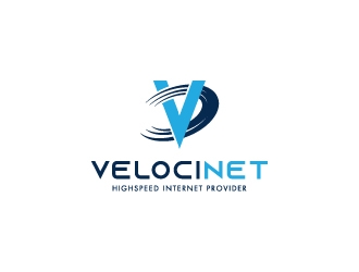 VelociNet logo design by zakdesign700
