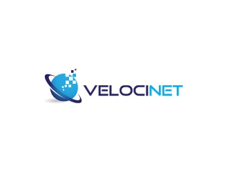 VelociNet logo design by usef44