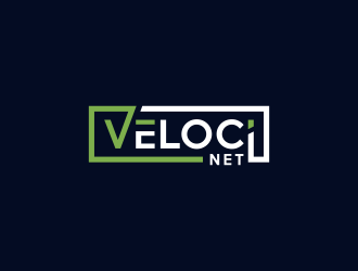 VelociNet logo design by ubai popi