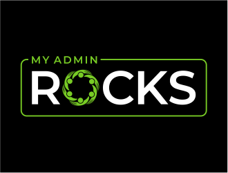 My Admin Rocks  logo design by mutafailan