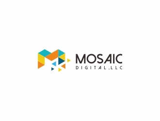 Mosaic Digital LLC logo design by langitBiru