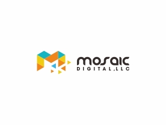 Mosaic Digital LLC logo design by langitBiru