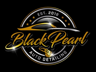 Black Pearl Auto Detailing logo design by jaize
