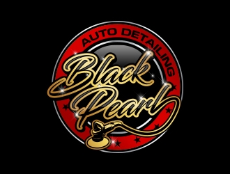 Black Pearl Auto Detailing logo design by MarkindDesign
