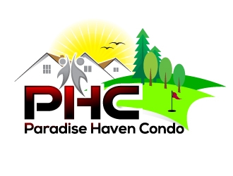 Paradise Haven Condo logo design by dshineart
