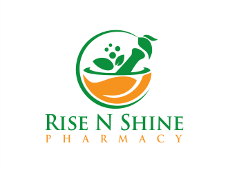 Rise N Shine Pharmacy logo design by ROSHTEIN