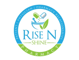Rise N Shine Pharmacy logo design by Upoops