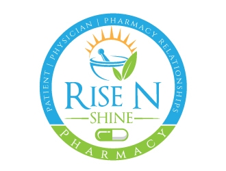 Rise N Shine Pharmacy logo design by Upoops