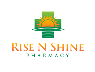 Rise N Shine Pharmacy logo design by BeDesign