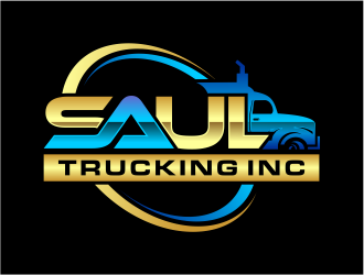 Saul Trucking inc. logo design by cintoko